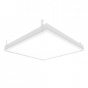 Светодиодный светильник "ВАРТОН" грильято полвесной 1188*180*50мм 54 ВТ 4000К с планками для подвеса С РАМКОЙ