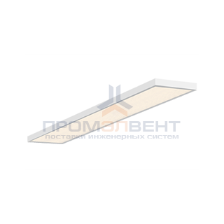 Светодиодный светильник "ВАРТОН" офисный встраиваемый/накладной 1195*180*50мм  36 ВТ 2700К с микроволновым датчиком движения