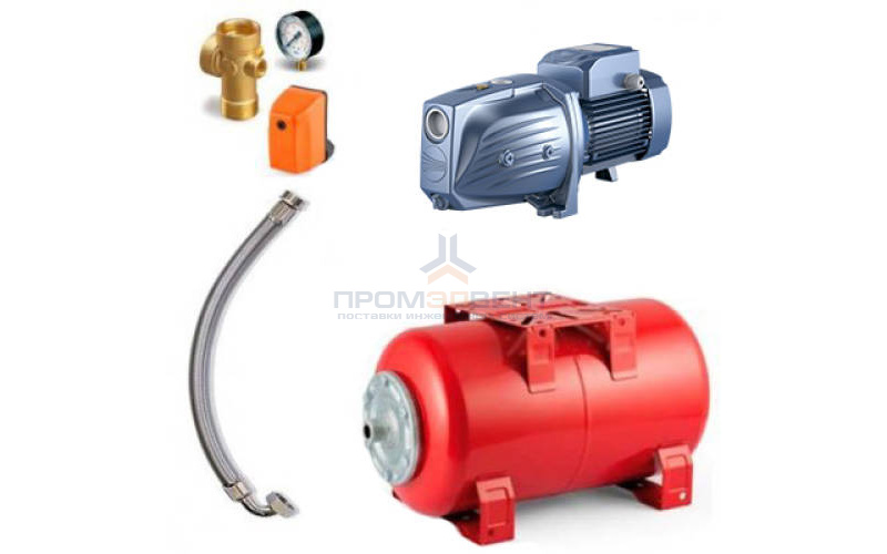 Насосная станция Pedrollo HYDROFRESH JSWm 3CH -N-24CL - 1,10кВт (Qmax 70 л/мин, 1x230В)