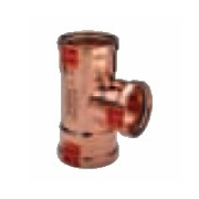 Тройник Viega d88,9х54х88,9 под пресс, Profipress XL c SC-Contur, медь