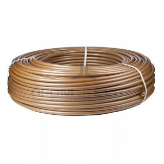 Труба из сшитого полиэтилена BERGERR GOLD - 16x2.0 (PE-Xa/EVOH, PN6, 95°C, бухта 200м цвет золотой)