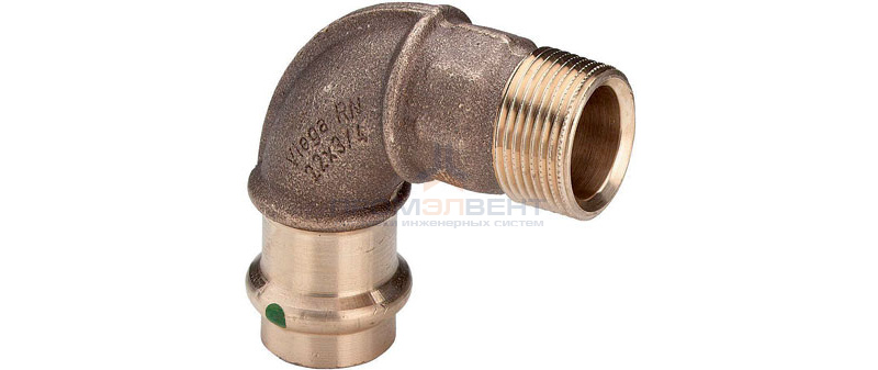 Отвод 90° Viega G3 Sanpress 2214 - 54 x 2