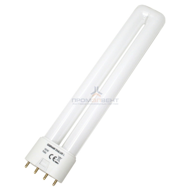 Лампа Osram Dulux L 18W/930 DE LUXE 2G11 тепло-белая