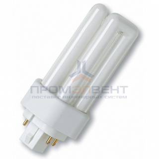 Лампа Osram Dulux T/E Plus 26W/41-827 GX24q-3 теплая