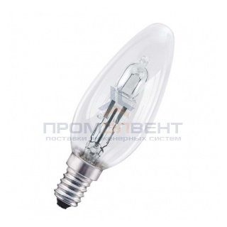 Лампа галогенная свеча Osram 64541 В ES 20W (25W) 230V E14 235lm 2000h d35x104mm