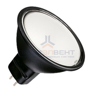 Лампа галогенная BLV Reflekto Fr/Black 50W 40° 12V GU5,3 отражатель black/черный