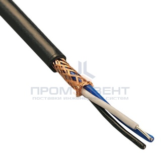 Кабель монтажный МКЭШвнг(А)-LS 2х2х1,5 экранированный с скрученными попарно жилами
