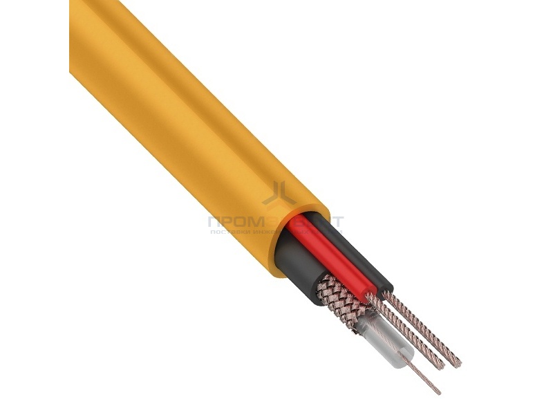 Кабель видеонаблюдения КВК-П-2 нг(А)-HF 2х0,75мм  [бухта 200м]