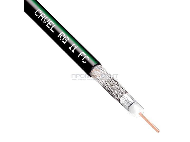Кабель коаксиальный магистральный Cavel RG 11 FC уличный CU 75 Ом [бухта 500м]