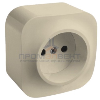 Розетка Legrand Quteo без заземления слоновая кость [уп 20шт]