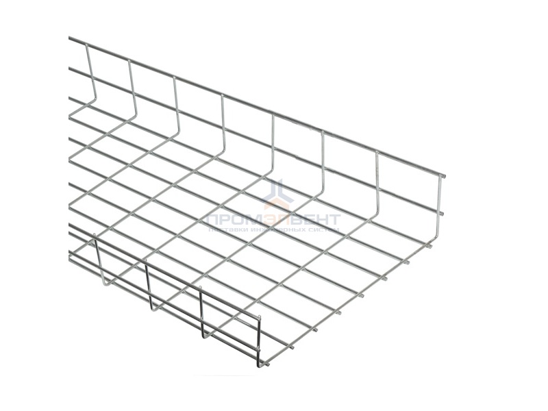 Лоток проволочный усиленный 100х300х3000 ИЭК толщина проволоки 5мм ГЦ