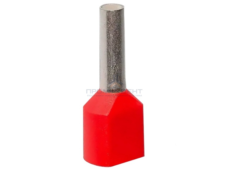 Наконечник штырьевой втулочный изолированный НШвИ(2) 10,0-14 (уп.100шт) КВТ