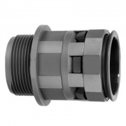 Муфта труба-коробка DN 12 мм, M16х1,5, полиамид, цвет чёрный DKC