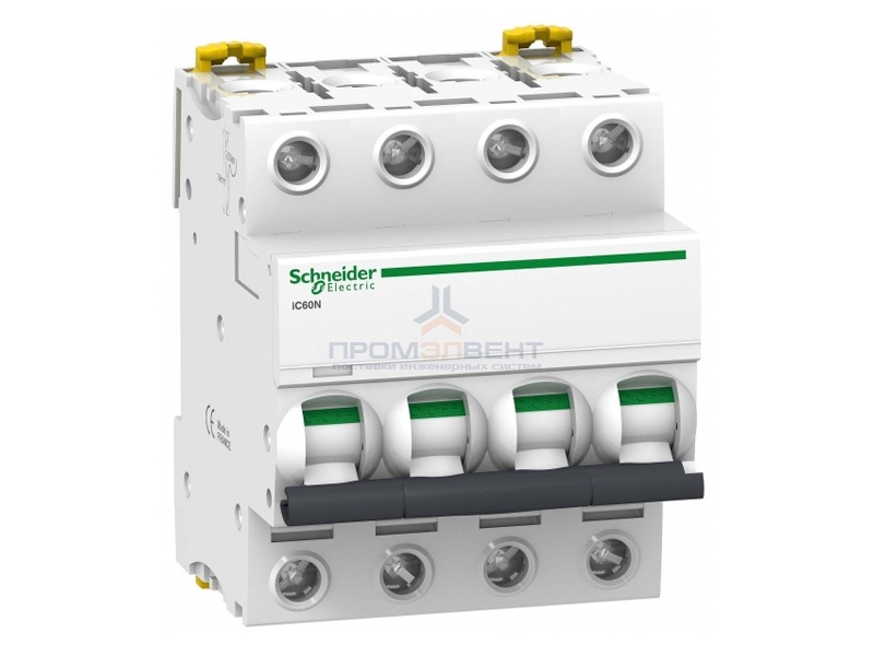 Автоматический выключатель Schneider Electric Acti 9 iC60N 4П 32A 6кА B (автомат)