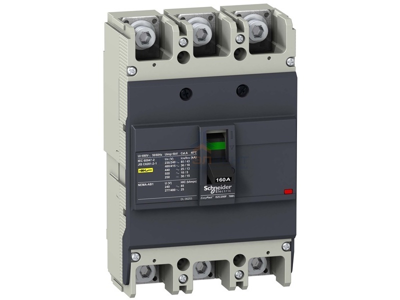 Автоматический выключатель Schneider Electric EZC250N 160A 25 кА/400В 3П3Т (автомат)