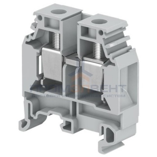 Клеммник ABB М16/12 на DIN-рейку 16мм.кв. серый