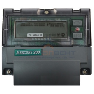 Электросчетчик Меркурий 200.04  5-60А/220В кл.т.2,0 многотарифный ЖКИ с PLC модемом